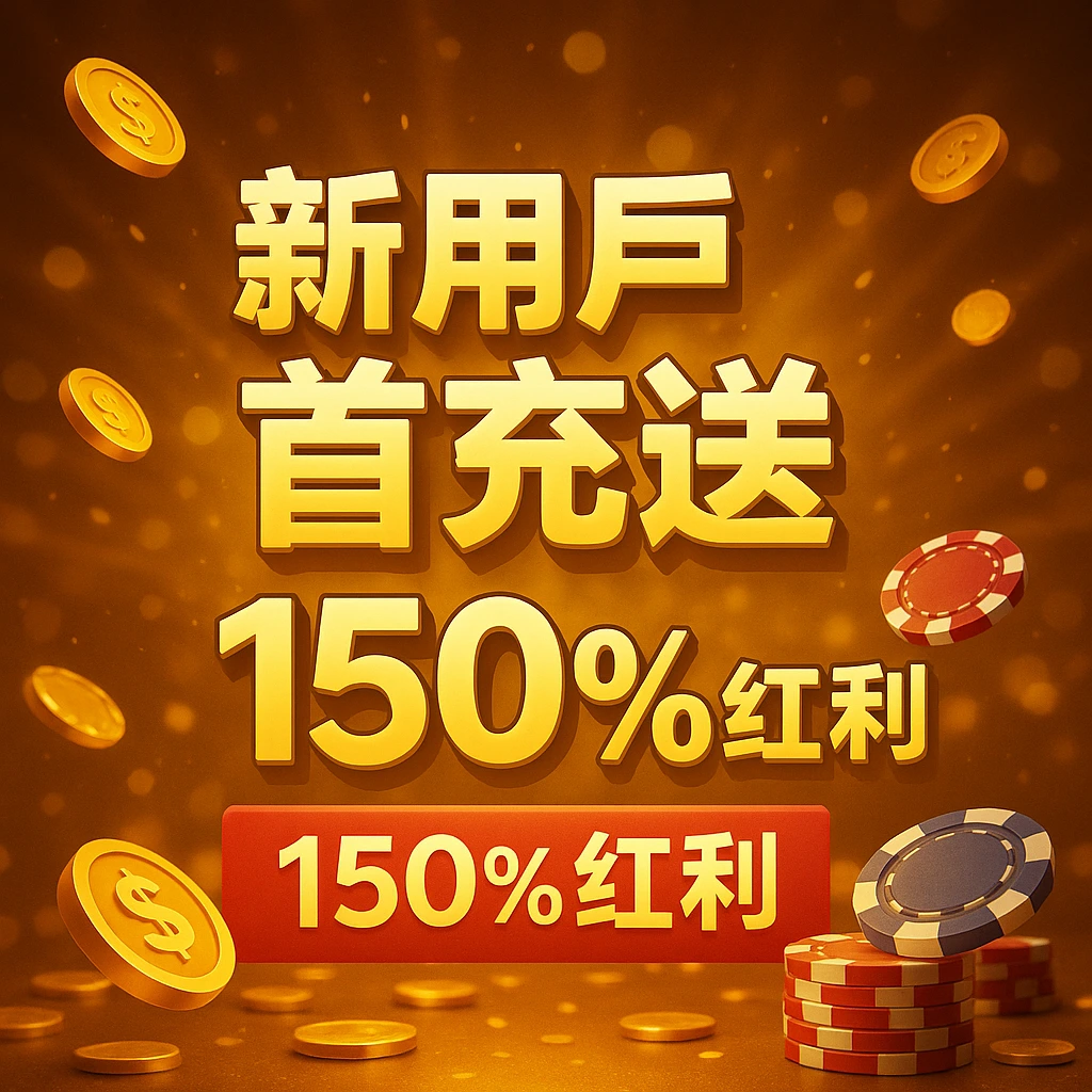 新用戶首充送150%