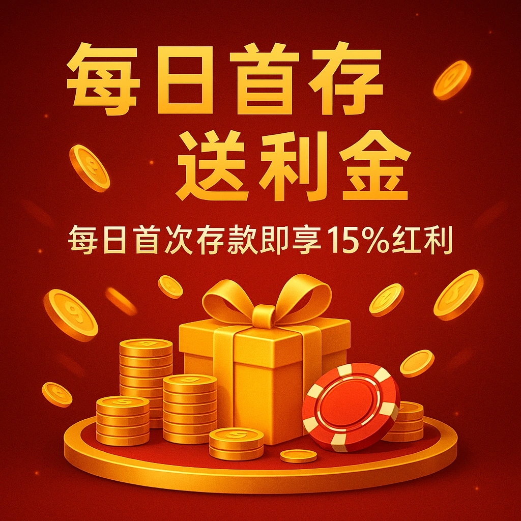 每日首存送彩金