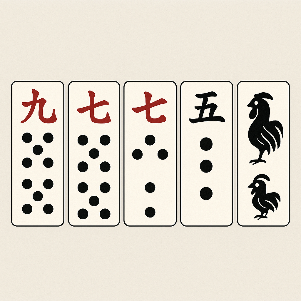 牌九武牌圖