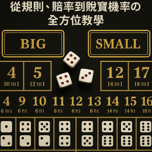 骰寶大小玩法示意圖